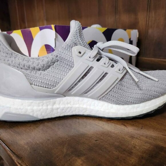 Gray and White adidas UltraBOOST - Men’s Size 6.5 - Great Condition - $75 - Picture 2 of 5